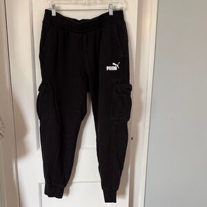PUMA Black Jogger Sweatpants